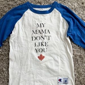 Justin Bieber "My Mama Don't Like You" Unisex Baseball Tee NOMAD Merchandise